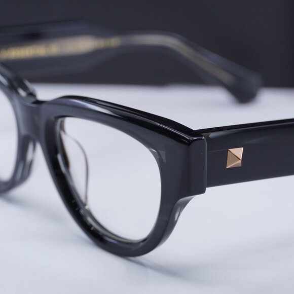 Valentino V-ESSENTIAL - III VLX-125A Square Eyeglasses - Black Swirl 52mm - Picture 8 of 9